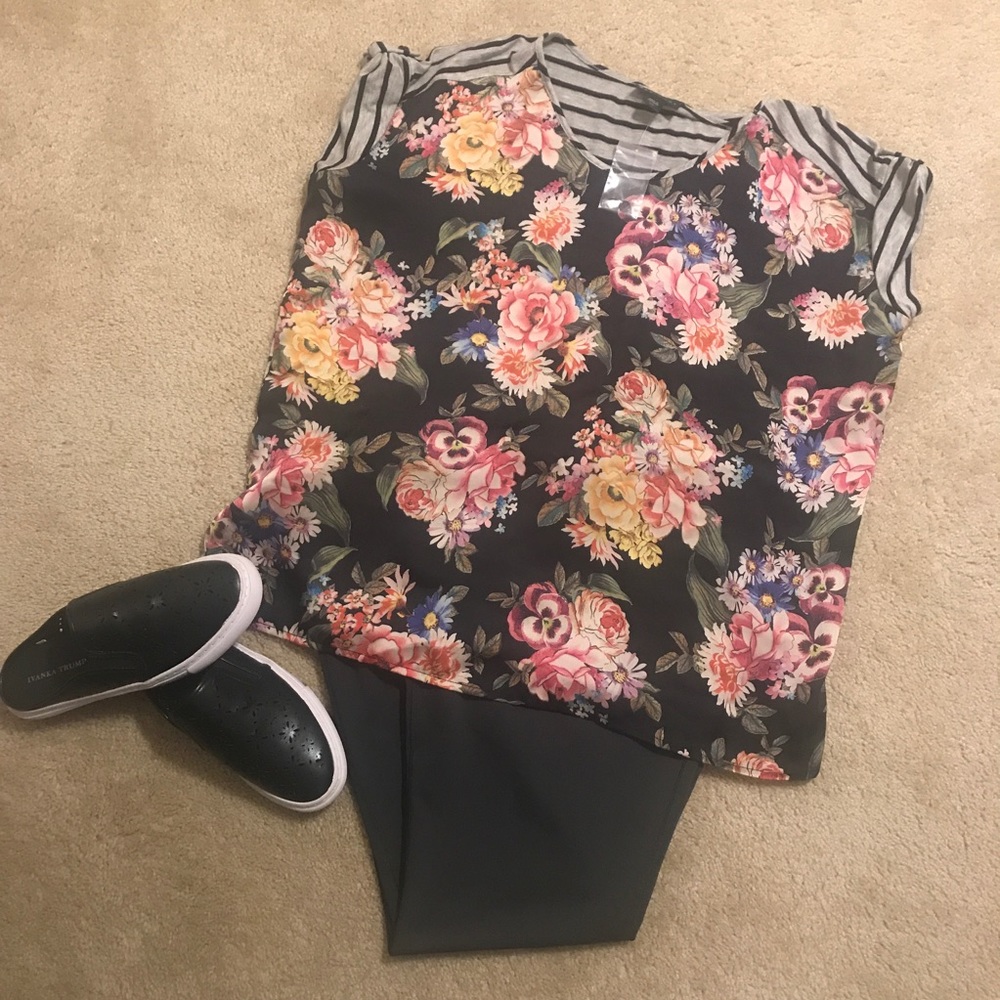 Metaphor Multi patterned Top